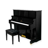 Heinrich HN-125E Upright Piano - Black